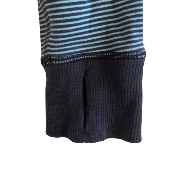 Lululemon Bliss Break Hoodie Size 6 Wagon Stripe Inkwell Blue Moon / Ink… - Picture 8 of 13